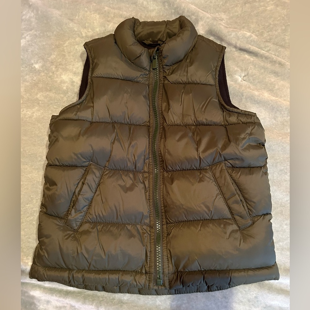 Toddler 5T Green Puffer Vest